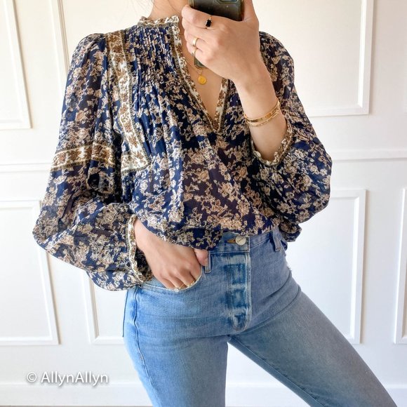 Isabel Marant Tops - Isabel Marant Cotton Blouse - Gorgeous Volume - 34